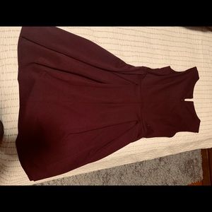 Calvin Klein sleeveless maroon dress- size 8